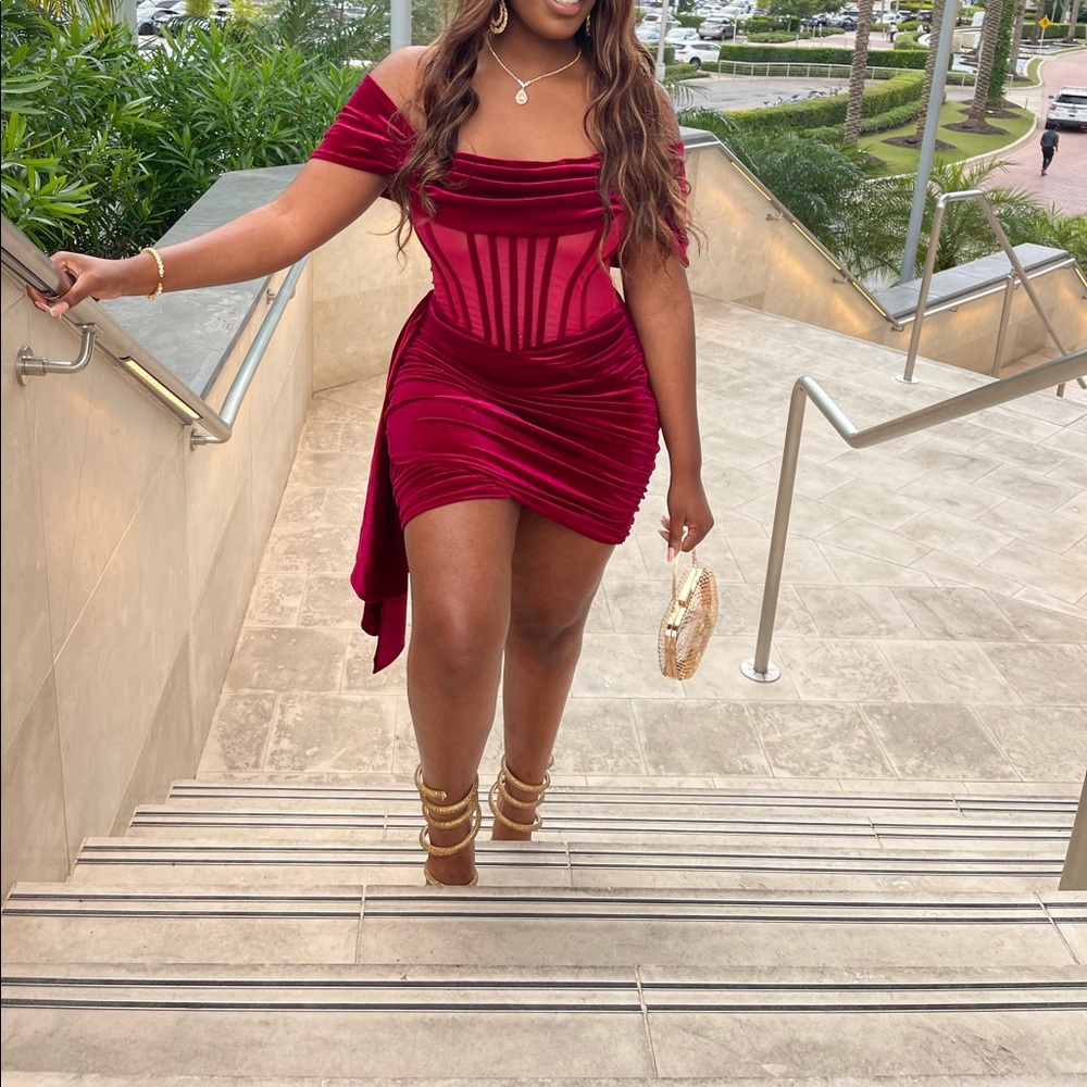 Beautiful Dress with corset detail for any special occasion